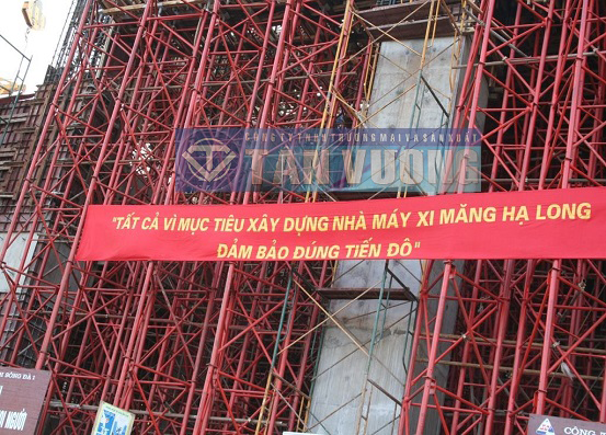 Combination proping scaffolding
